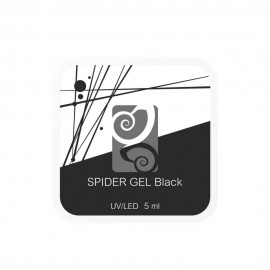 Spider gelis 5ml Juodas