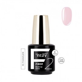 Ritzy "FIBER BUILD UP" bazė Frosted pink 15ml