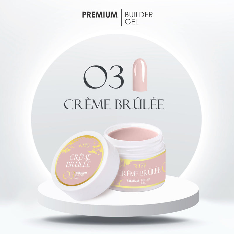 PREMIUM statybinis gelis CREME BRULEE 5ml