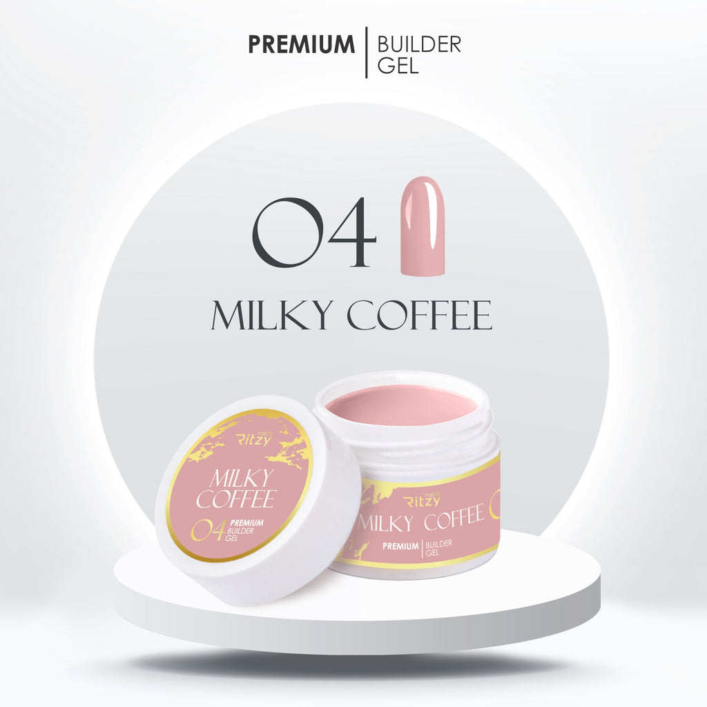 PREMIUM statybinis gelis MILKY COFFEE 5ml