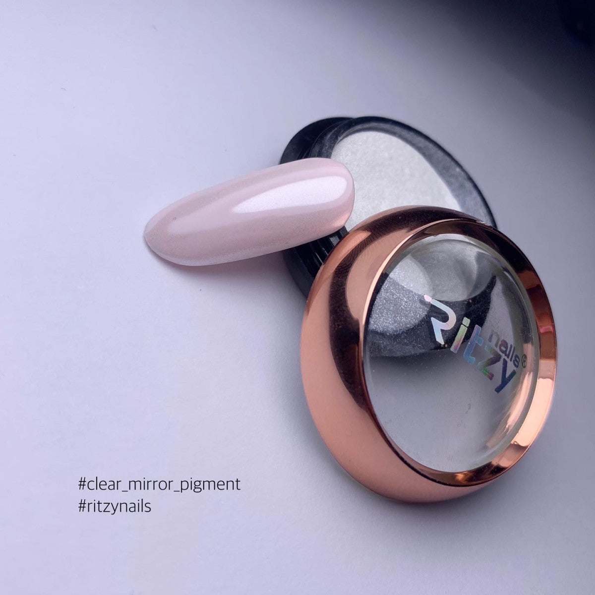 Ritzy įtrinamas pigmentas Mirror clear