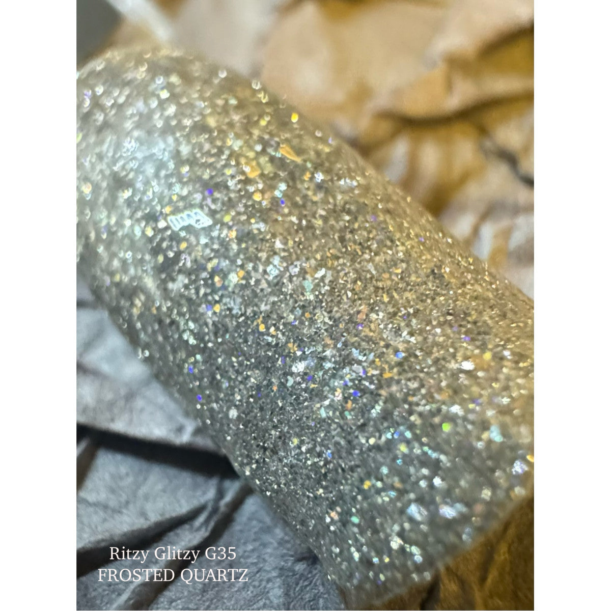 Reflektinis gelinis lakas Glitzy "Frosted quartz" 9ml