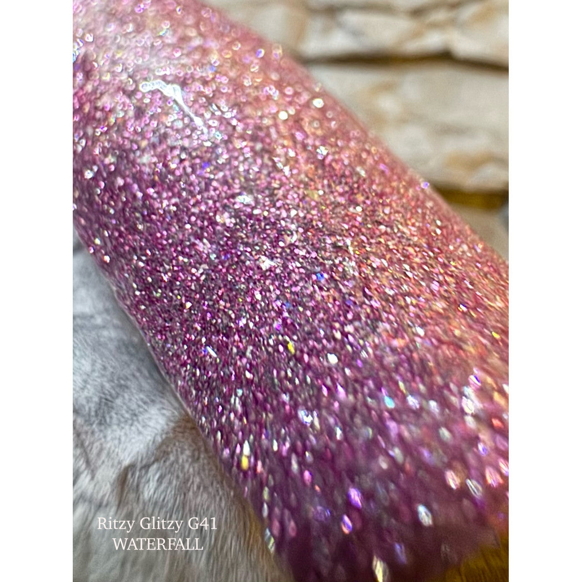 Reflektinis gelinis lakas Glitzy "Waterfall" 9ml