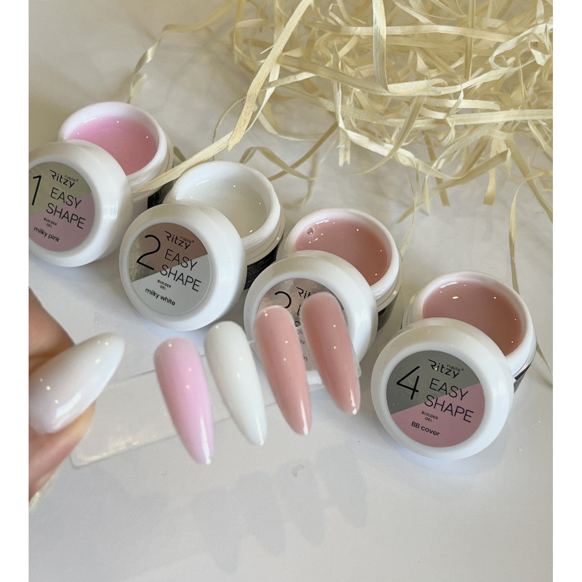Easy shape "Milky pink" gelis 15ml