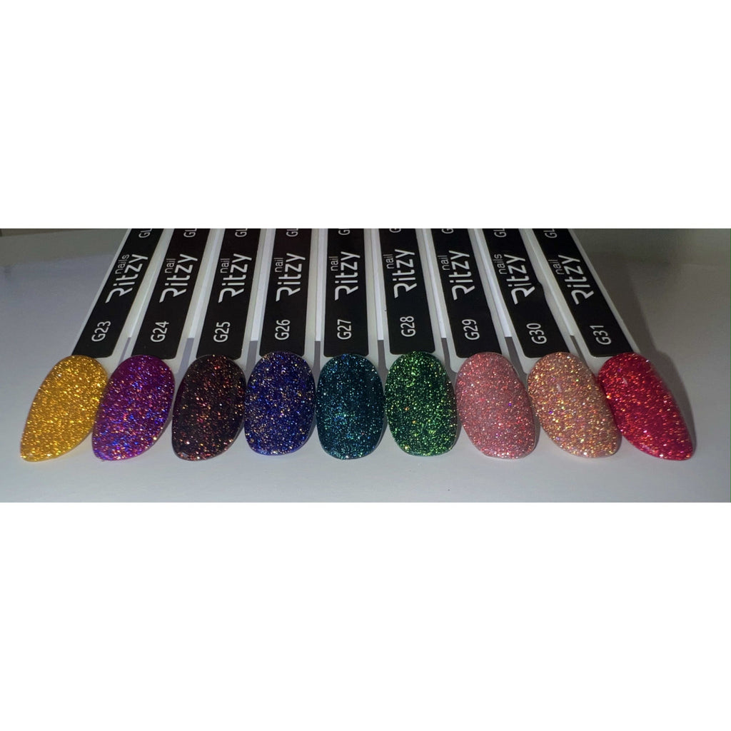 Reflektinis gelinis lakas Glitzy "Aurora"G29 9ml