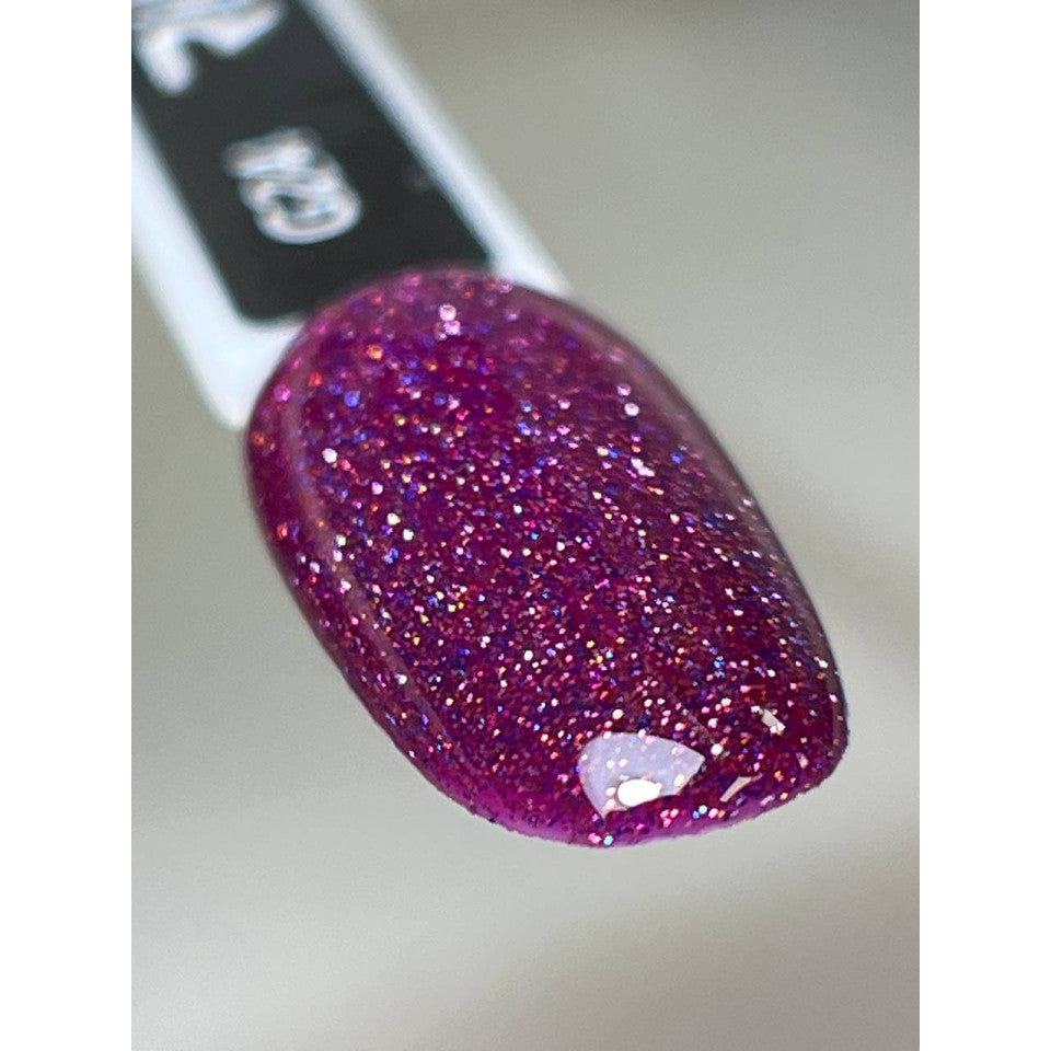 Reflektinis gelinis lakas Glitzy "Orchid" 9ml
