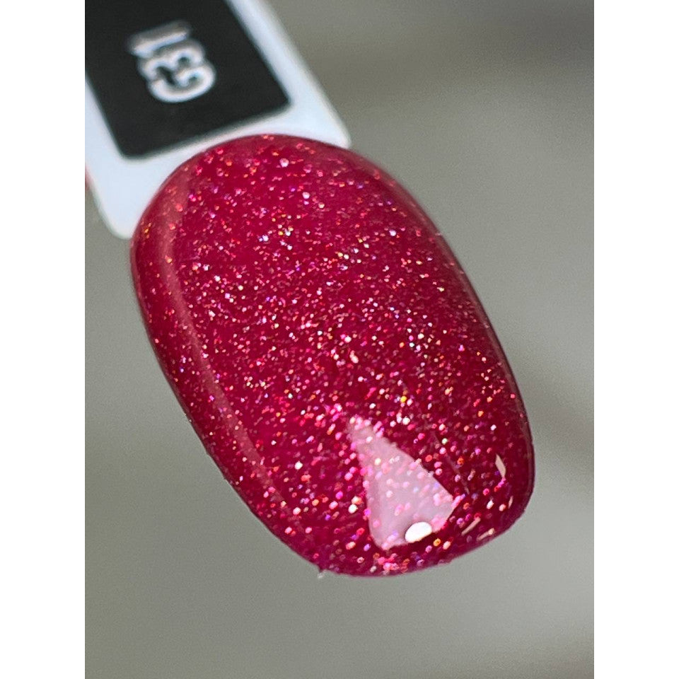 Reflektinis gelinis lakas Glitzy "Opium" 9ml