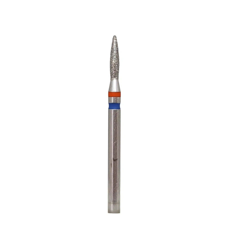 KMIZ Deimantinis antgalis “liepsnelė” 018 raudonas/mėlynas twin, 8mm [118561]