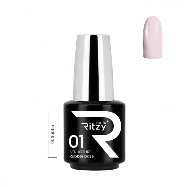 STRUCTURE 01 rubber bazė ''SUBTLE'' 15ml
