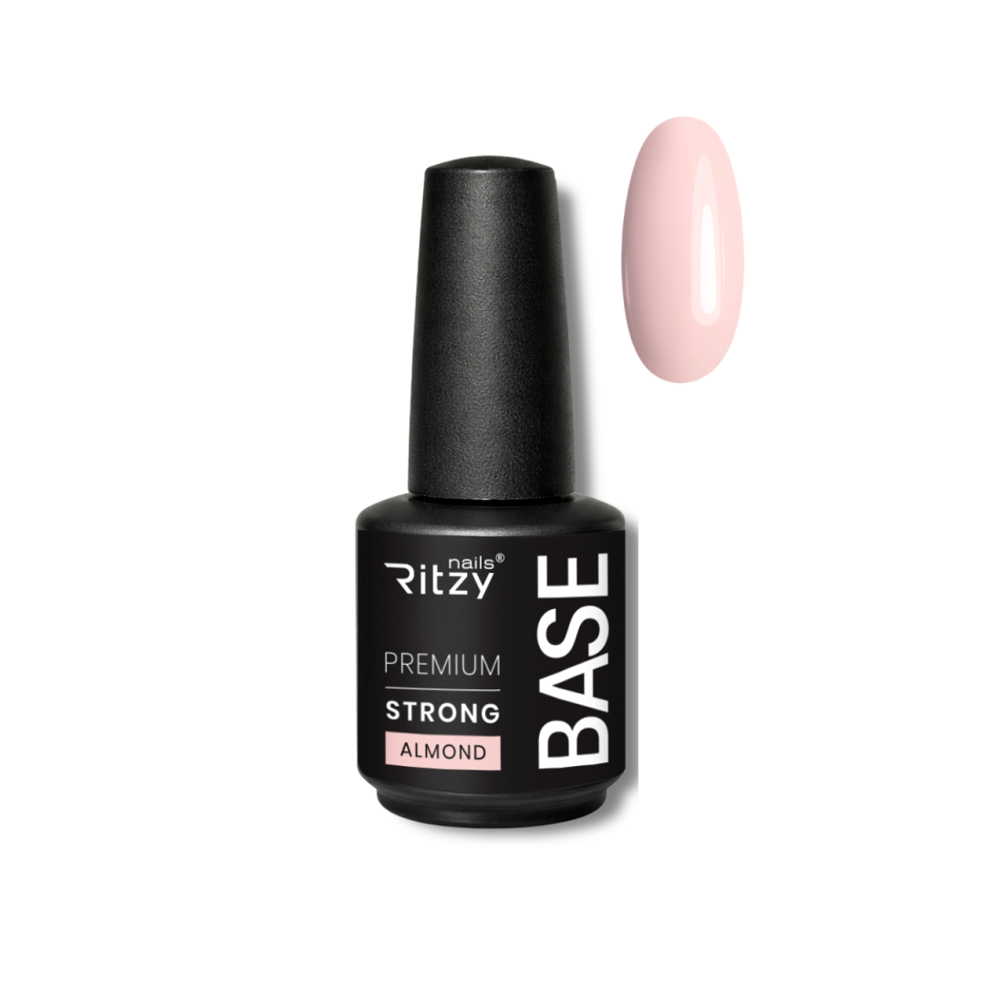 Nauja! PREMIUM STRONG Rubber Bazė ALMOND 15ml