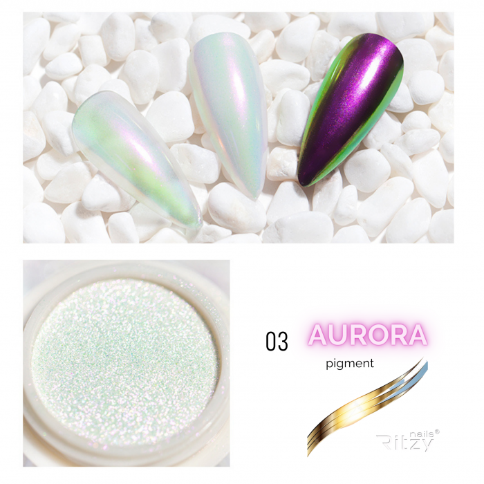 Aurora Pink/Gold pigmentas 2g