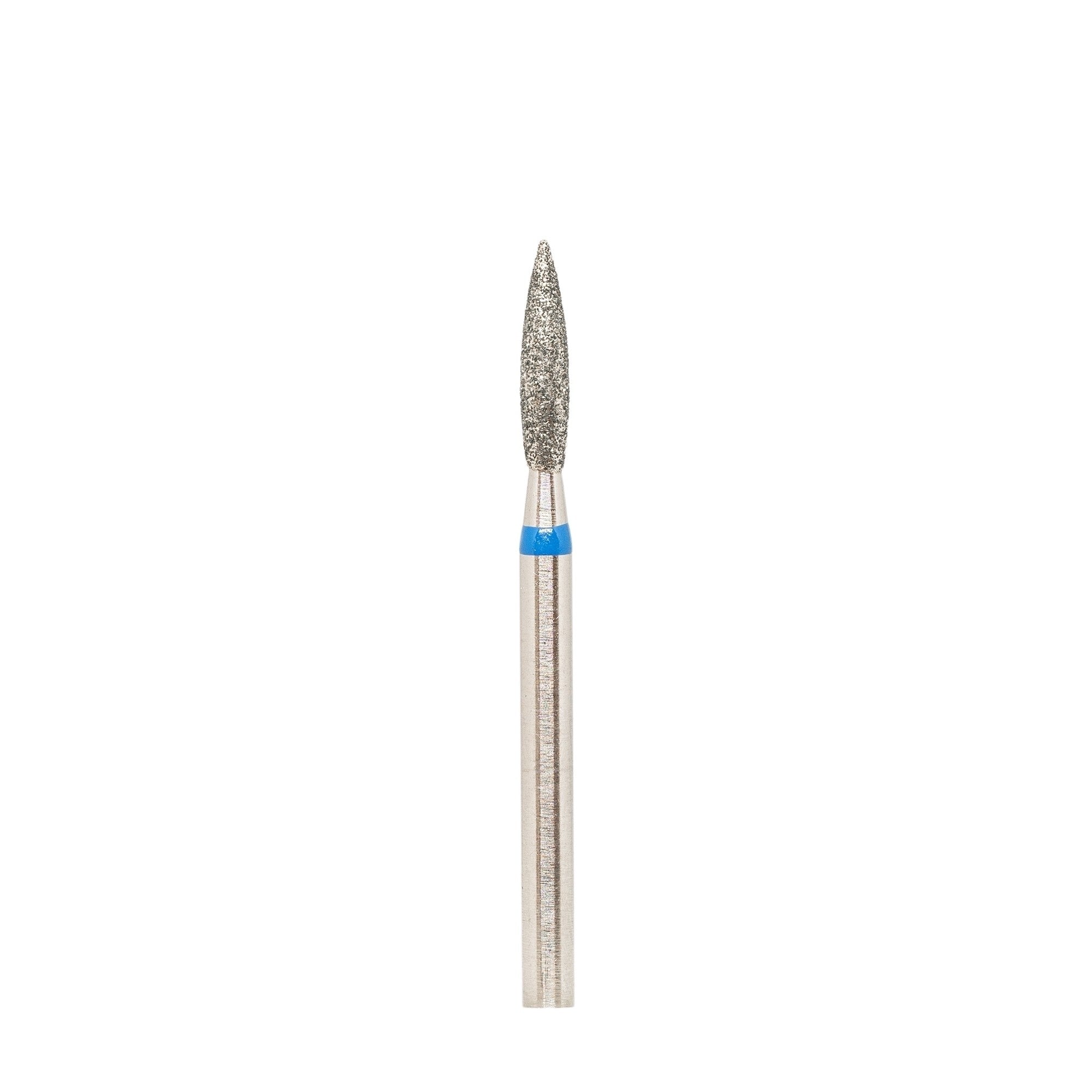 Deimantinis antgalis “liepsnelė”  mėlynas, 10mm