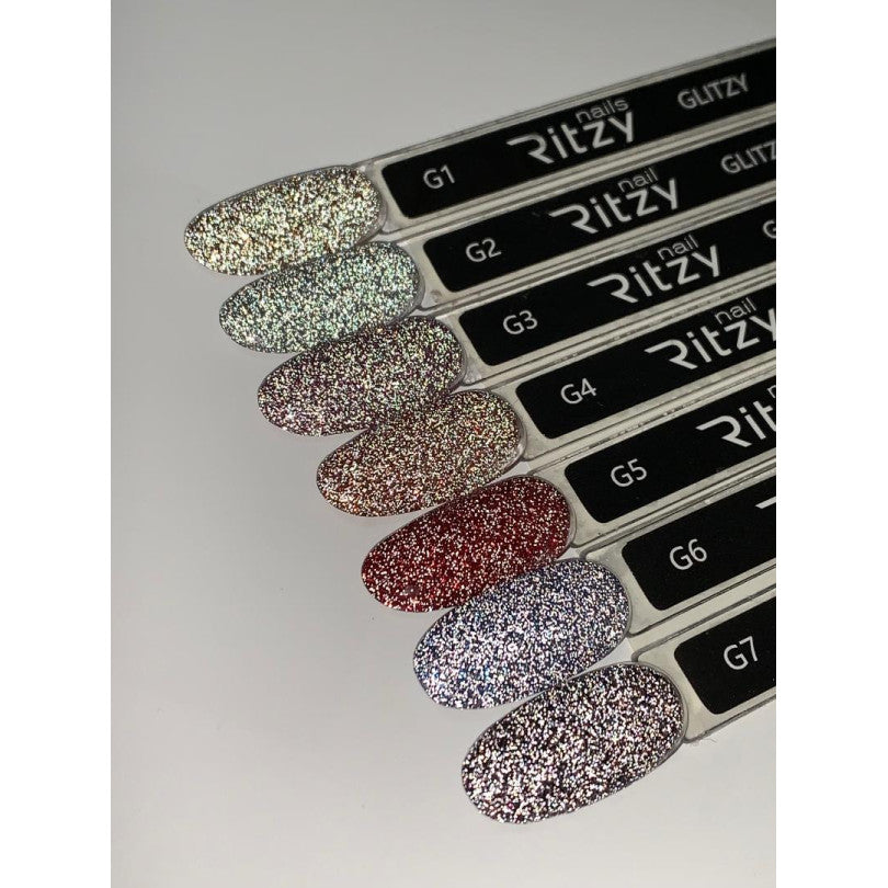 Reflektinis gelinis lakas Glitzy "Pink gem" 9ml