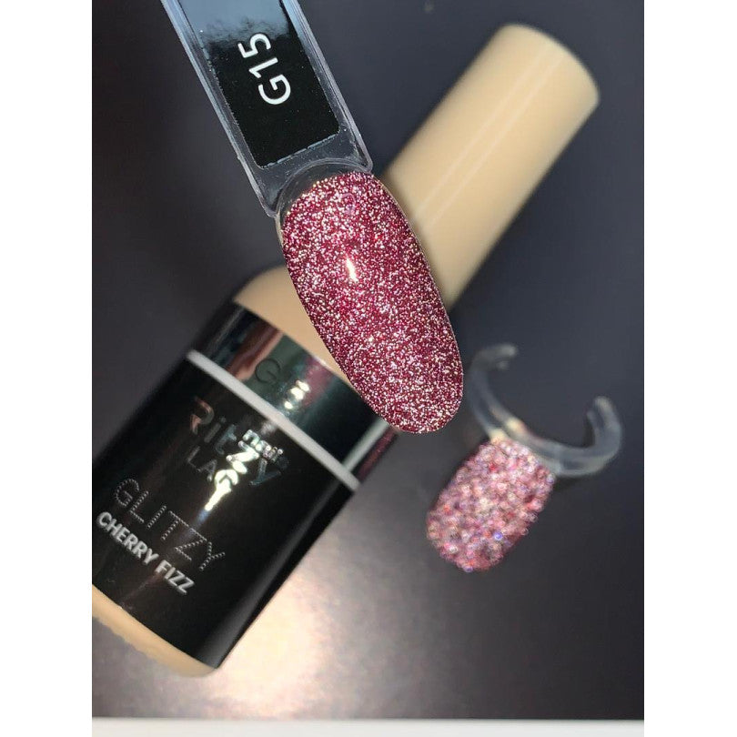 Reflektinis gelinis lakas Cherry Fizz G15