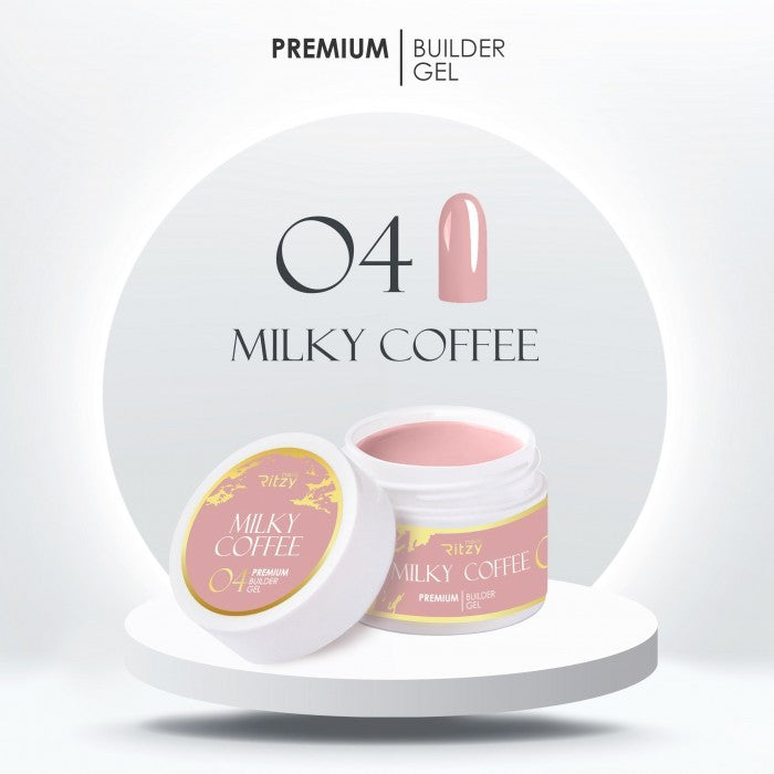 PREMIUM statybinis gelis  MILKY COFFEE 45ml