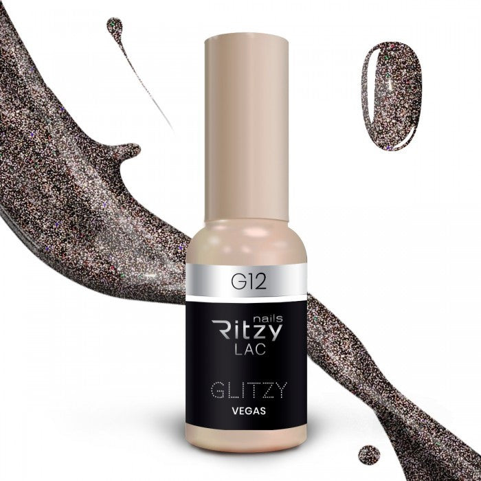 Reflektinis gelinis lakas Glitzy "Vegas" 9ml
