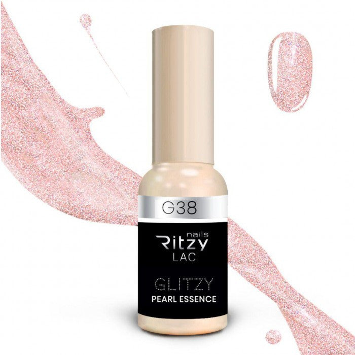 Reflektinis gelinis lakas Glitzy "Pearl essence" 9ml