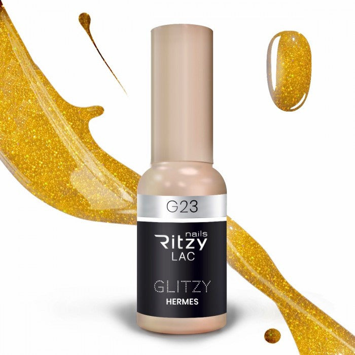 Reflektinis gelinis lakas Glitzy "Hermes" 9ml