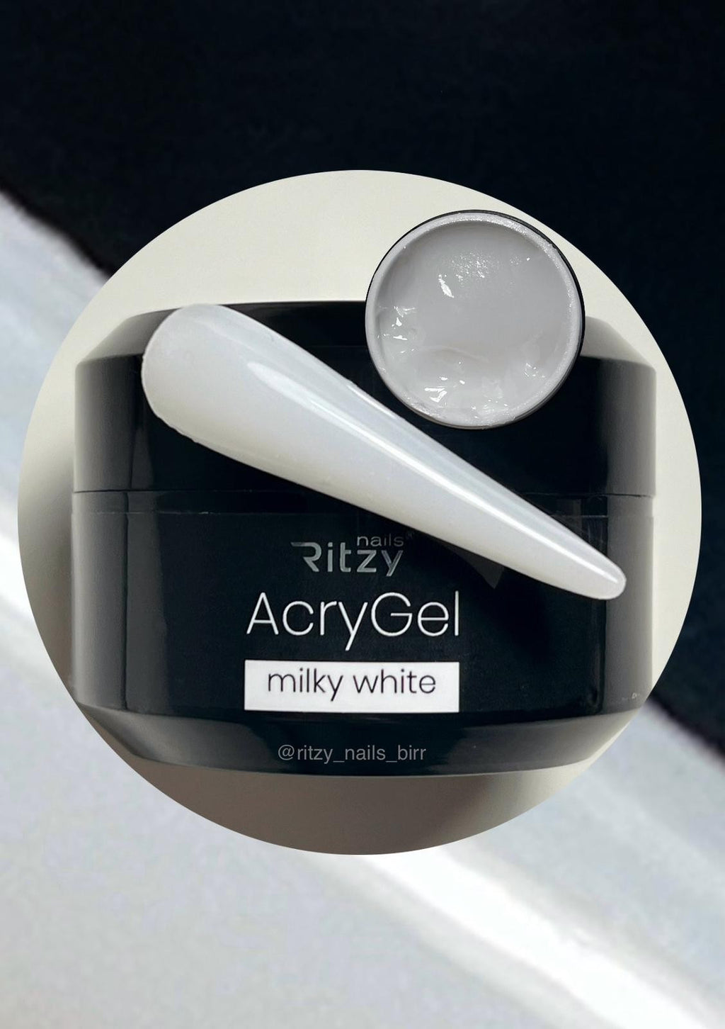 Ritzy acrygelis "Milky white" 56g