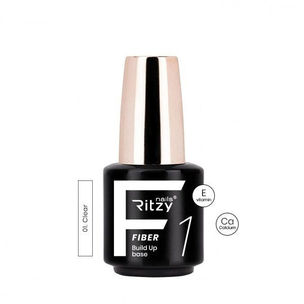 Ritzy "FIBER BUILD UP" bazė clear 15ml