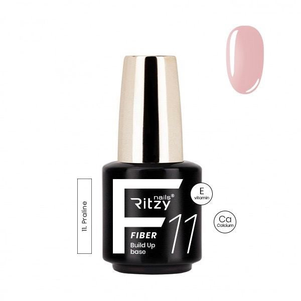 Ritzy "FIBER BUILD UP" bazė Praline 15ml