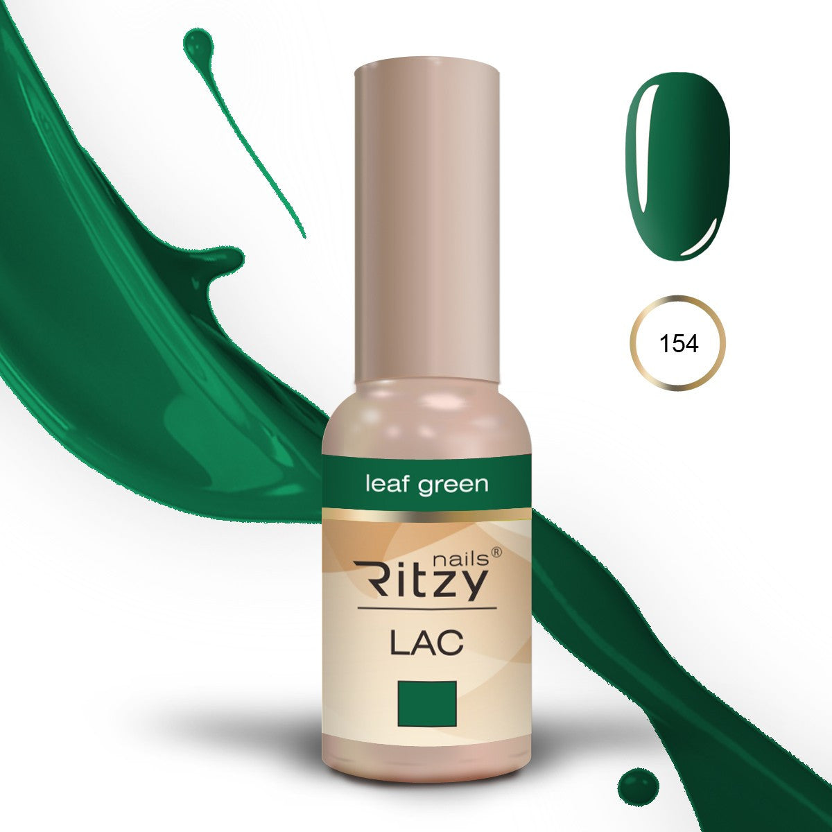 Ritzy gelinis lakas "Leaf green" 9ml