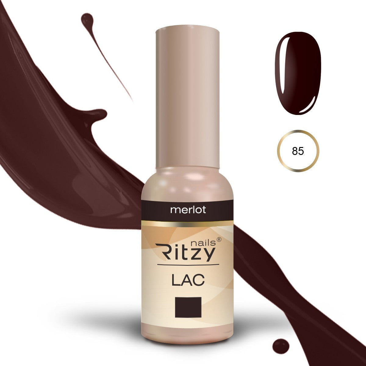 Ritzy gelinis lakas "Merlot" 9ml