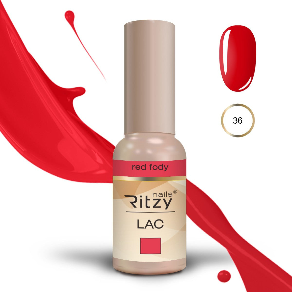 Ritzy gelinis lakas "Red fody" 9ml