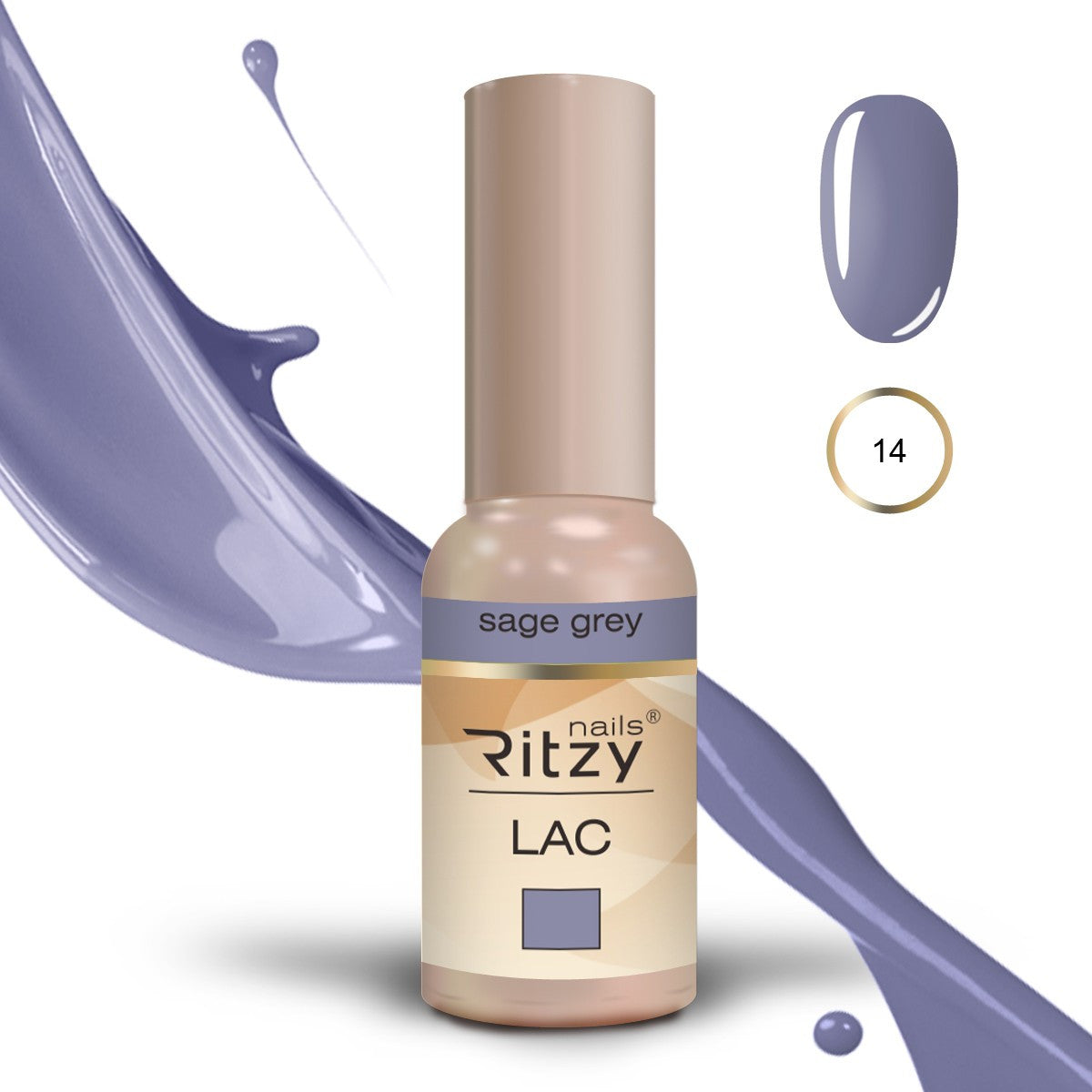 Ritzy gelinis lakas "Sage gray" 9ml