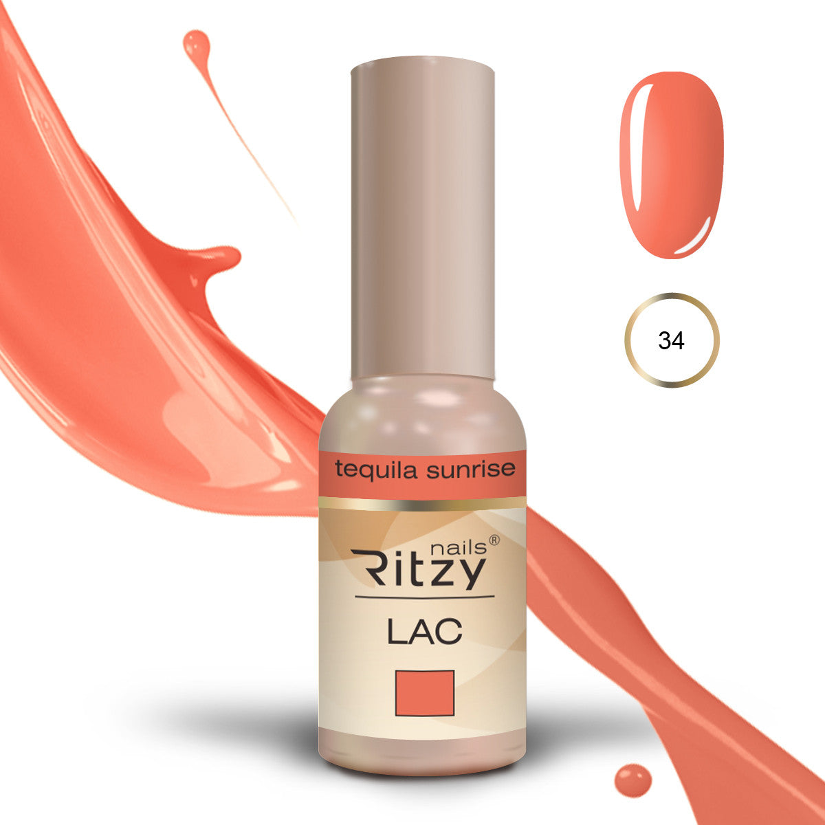 Ritzy gelinis lakas "Tequila sunrise" 9ml