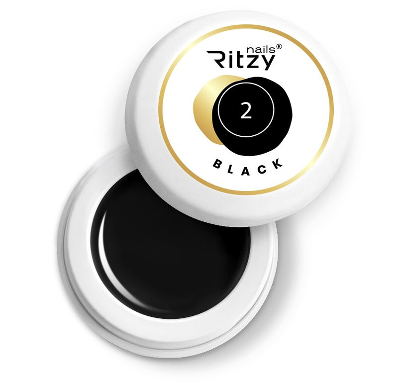 Ritzy Nais Gel Paint BLACK