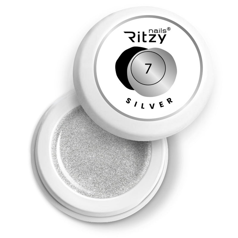 Ritzy Nails Gel Paint SILVER 07