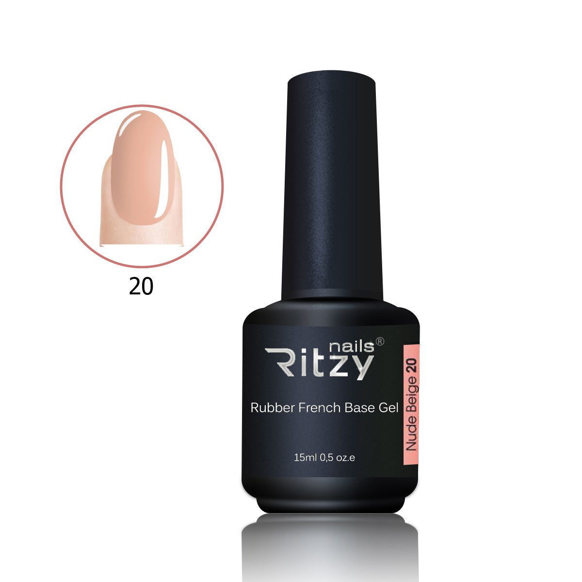 Rubber bazė "Nude Beige" 15ml
