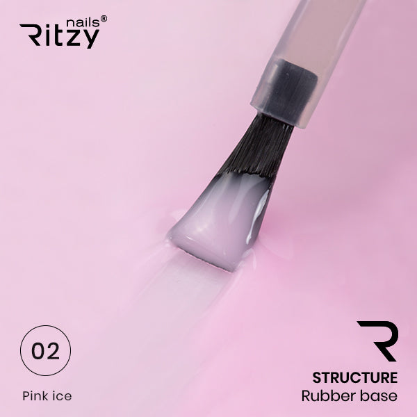 STRUCTURE 02  rubber bazė "Pink Ice" 15ml
