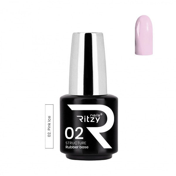 STRUCTURE 02  rubber bazė "Pink Ice" 15ml